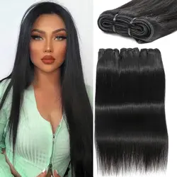 Tissage Straight Hair Bundles 1/3/4 PCS Natural Human Woman Hair Brazilian Weave 10A Human Hair Extensions