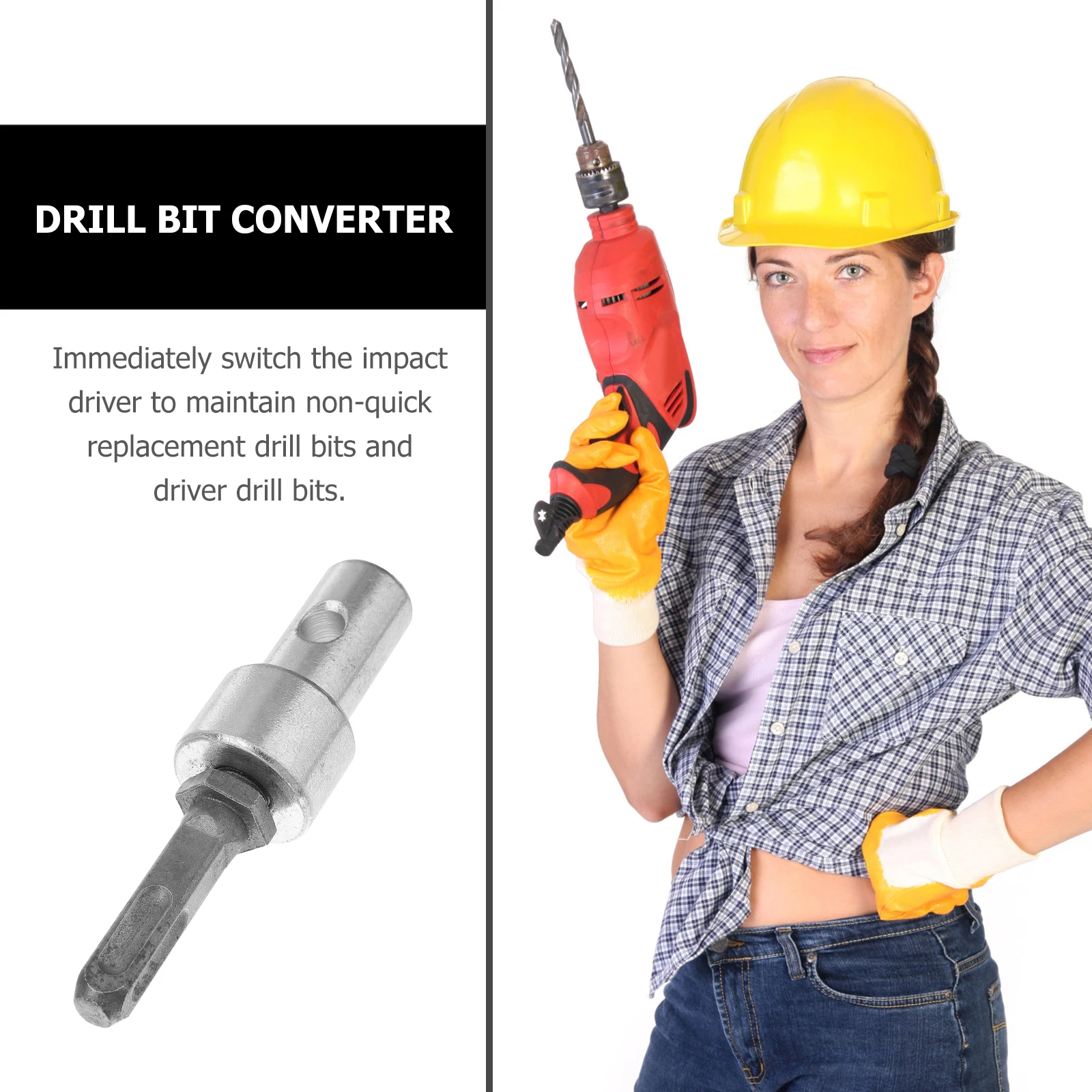 

Адаптер для садовой дрели, преобразователь бит, заземляющий шнек, прочная длинная отвертка, не быстрая замена бит