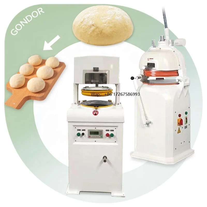 Máquina automática para hacer pan de panadería, redonda, Boleadora, división de masa para pan, bola de masa