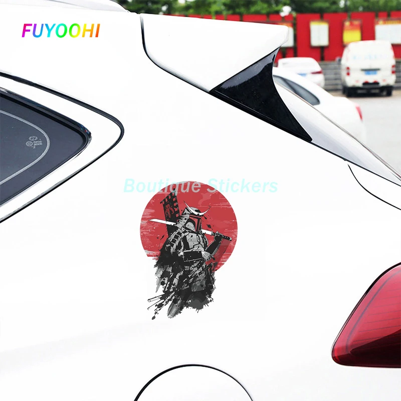 FUYOOHI Play Stickers for Cool Samurai Graphics Car Decals Suitable for JDM Motorcycle Vinyl Decals Car Assessoires