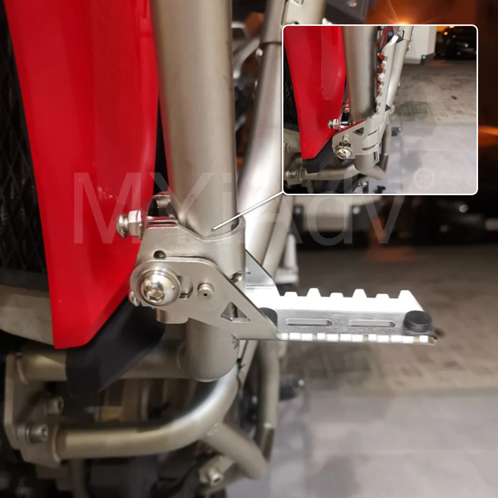 

For BMW S1000XR R1250GS LC R1200GS F900XR F750GS F850GS Foot Pegs Footrests For Honda CRF1100L CRF1000L ADV CB500X CB400X CB500F