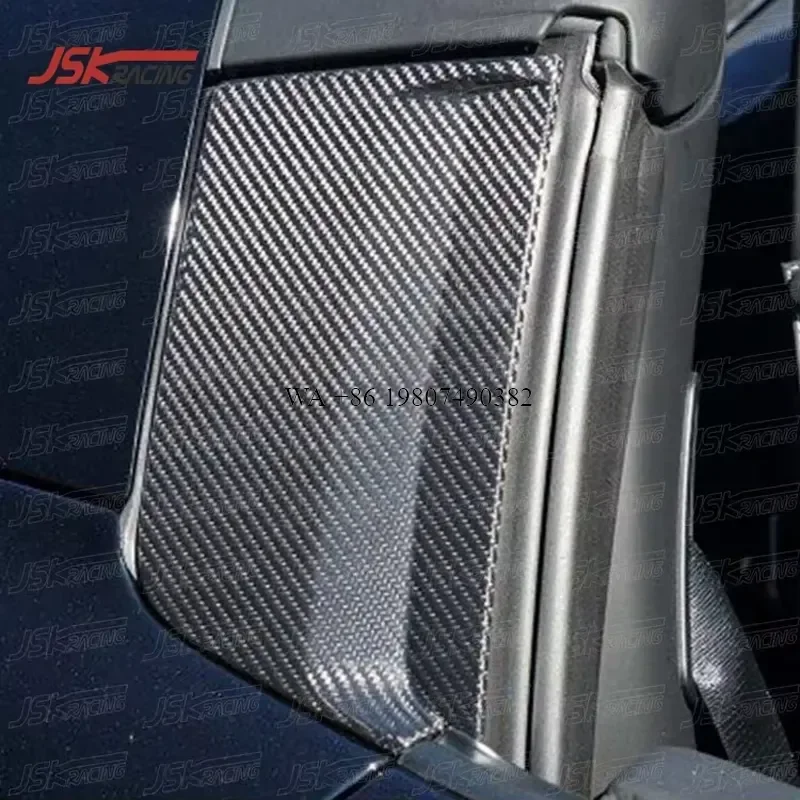 Wmwmnu Dry Carbon Fiber Exterior Pillar Covers for F8 2019 2020 2021 Car Body Trim Accessories Auto Styling
