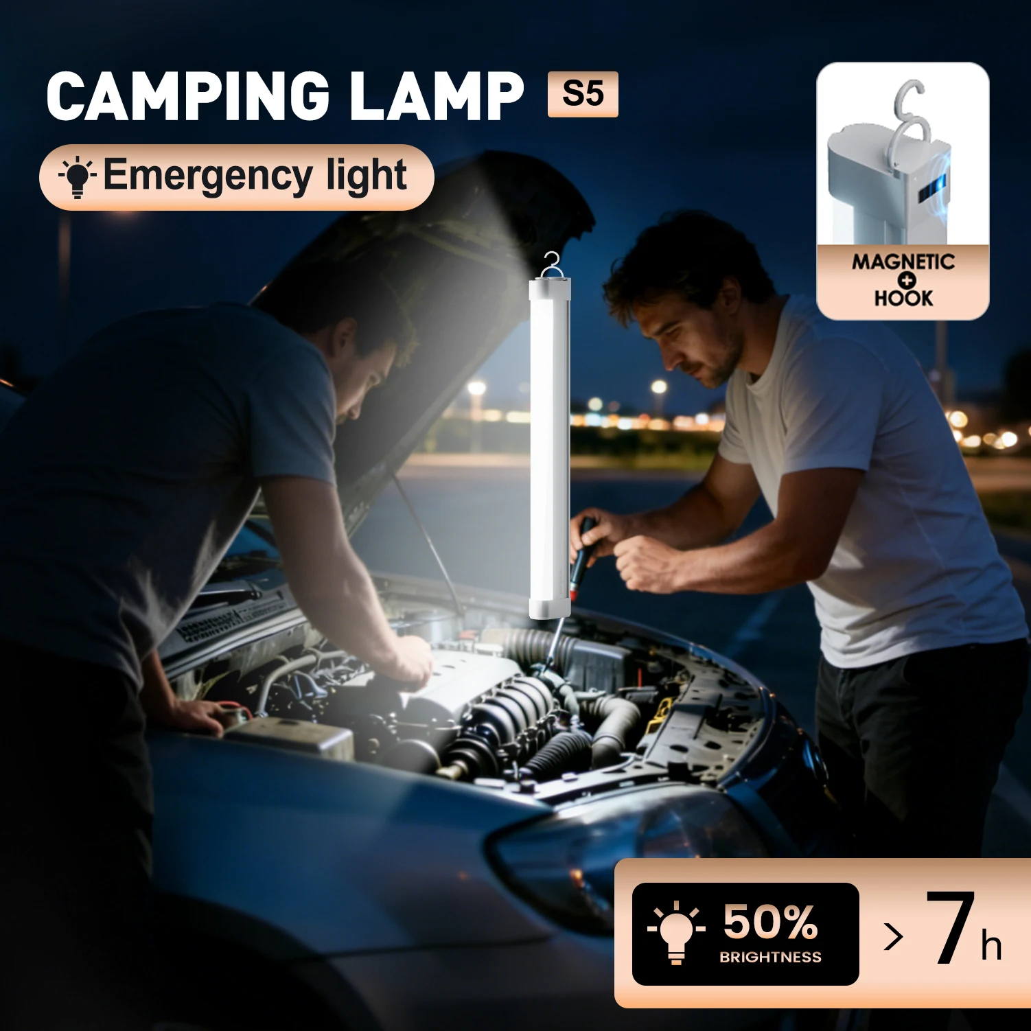 Paquete de dos tiras de luces  - Power Outage Light reseña y precio