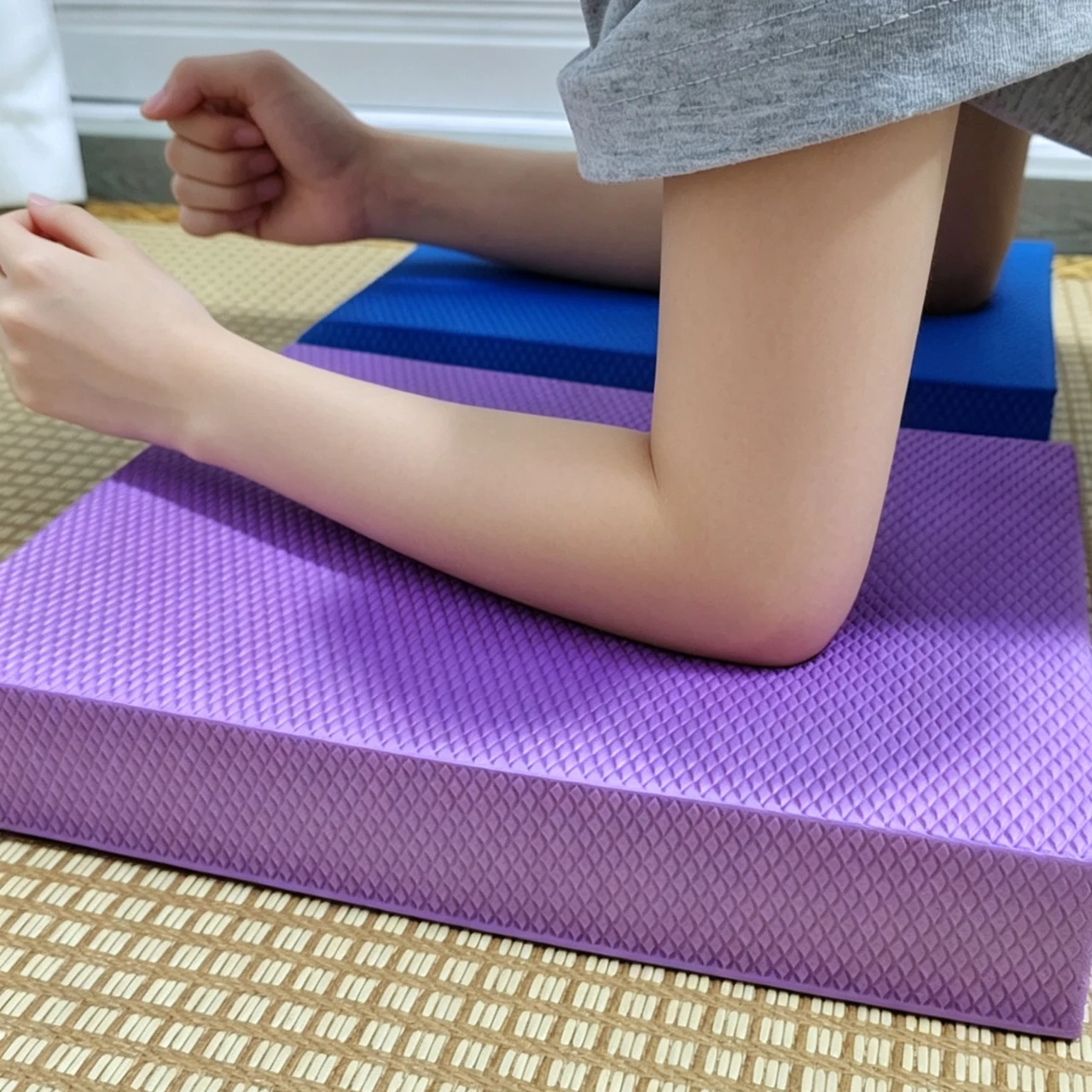 Almofada de Equilíbrio para Yoga 30*20*5cm, Várias Cores, Tapete de Fitness, Almofada de Equilíbrio para Roda Abdominal Saudável, Também Pode Ser Usada como Almofada de Meditação