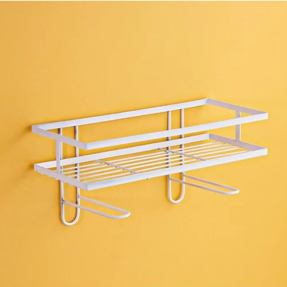 No Drill Toilet shower Rack Storage Bathroom Miscellaneous Storage Rack Multifunctional Water Tank Double-layer Storage Rack