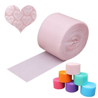 Love Heart-shape Bubble Cushioning Wrap Padding Bubble Packaging Film for Shockproof Foam Roll Bag Paper Packing Fragile