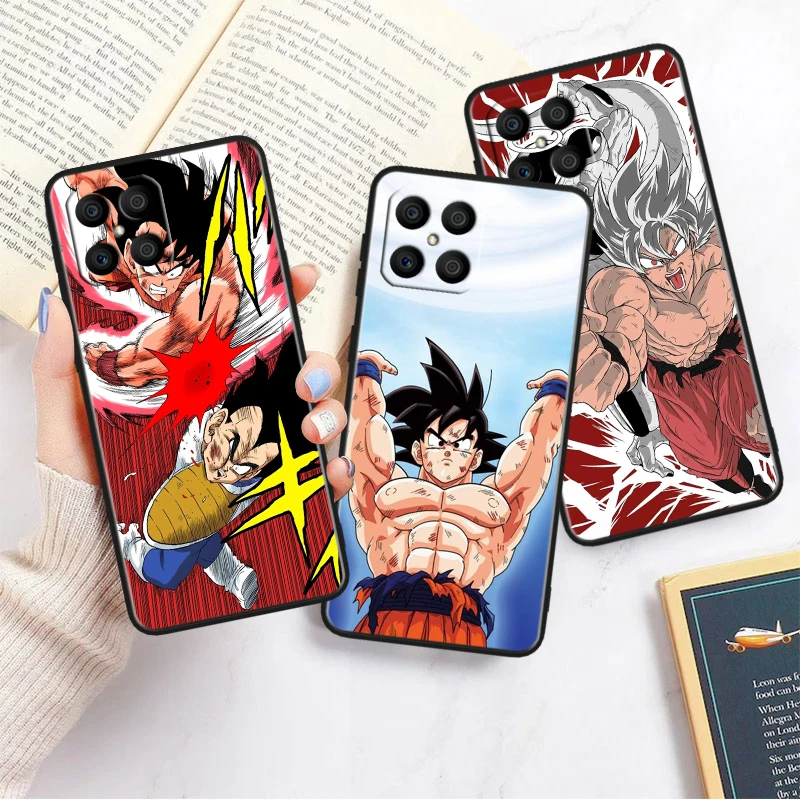 Dragons Balls Anime For Honor X9A X8A X6 80 GT 70 60 SE 50 X30 30S 30i 20 20S Pro Plus Lite Black Soft Phone Case