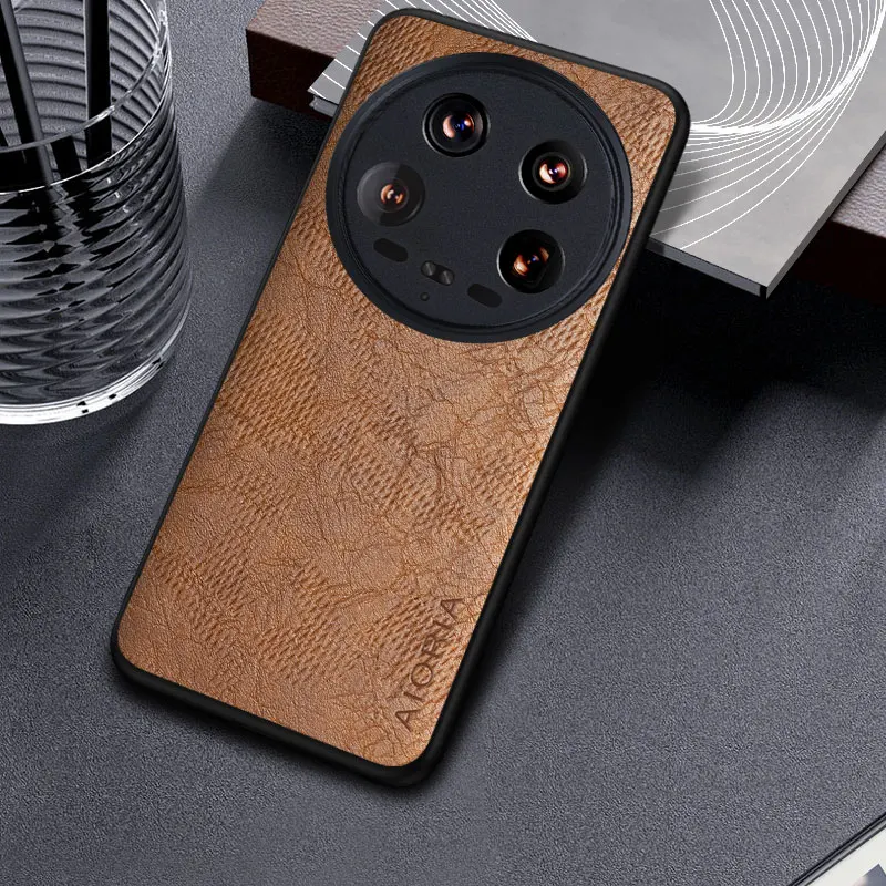 Case for Xiaomi 14 13 12 12S 11 Pro Ultra Lite 11T 12T  Business wind cortex pattern Leather cover for xiaomi 14 13 12 11  case