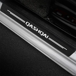 4X Für Nissan Qashqai J10 J11 J12 2013 2015 2016 2017 2018 2019 2020 2021 Qashqai Emblem Auto Tür Schwelle sill Aufkleber