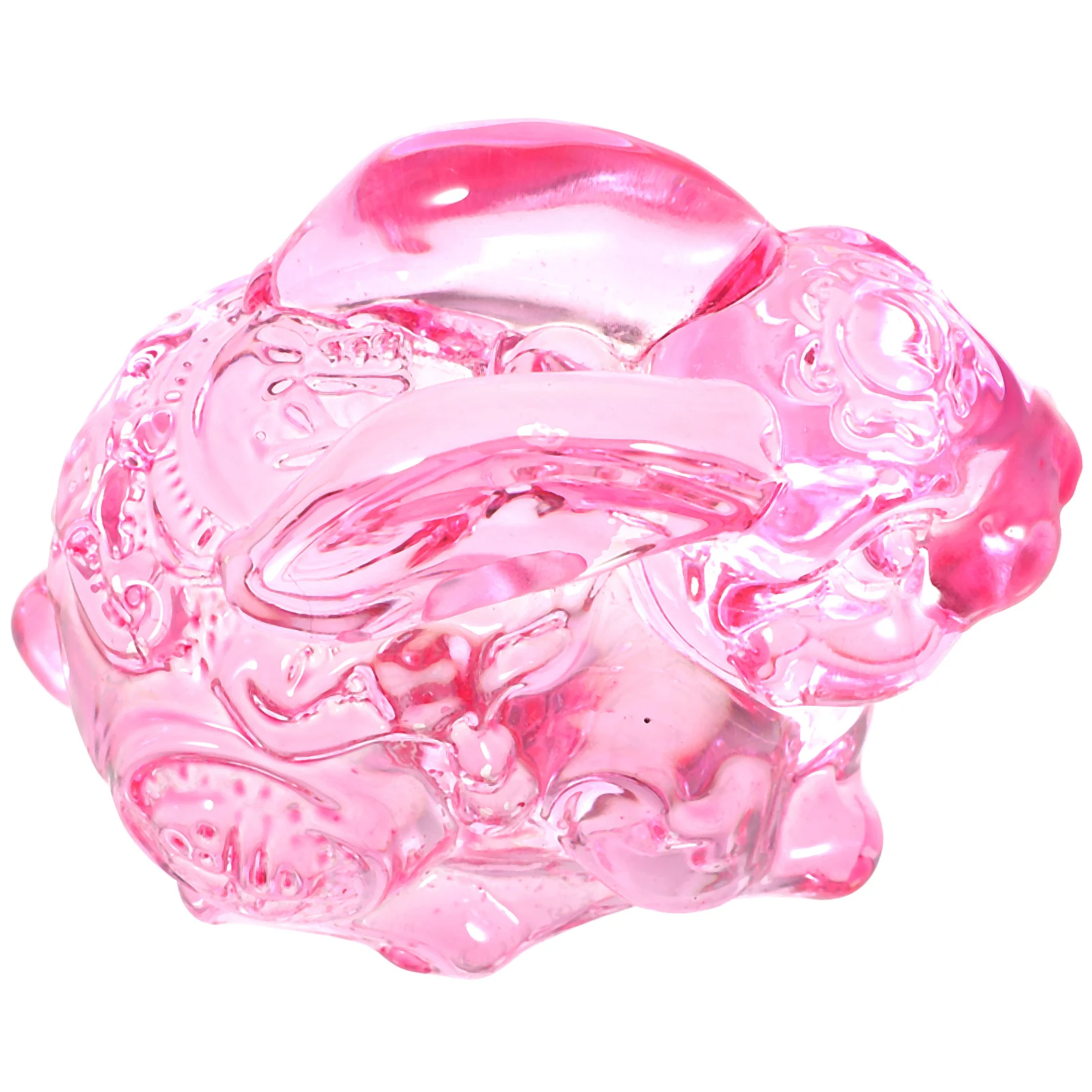

Crystal Zodiac Rabbit Statue Exquisite Transparent Bunny Ornament Desktop Home Office Mini Sculpture Animal Decor