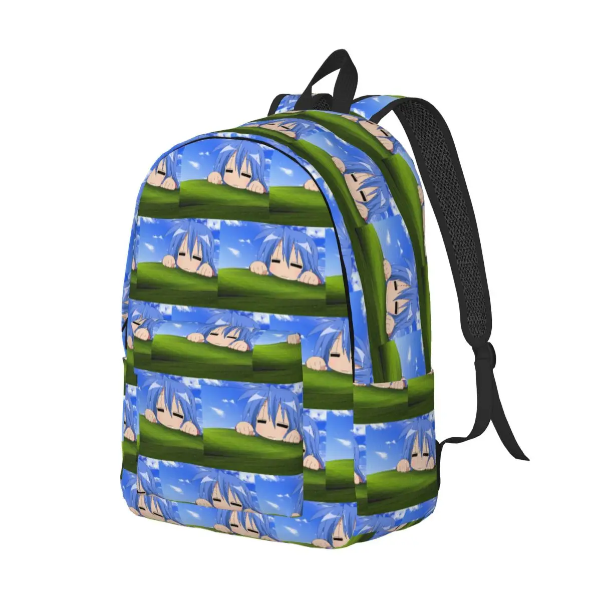 

Konata Izumi Backpack Daypack Large Capacity Kids BookBag School Bag Shoulder Bags for Men Women