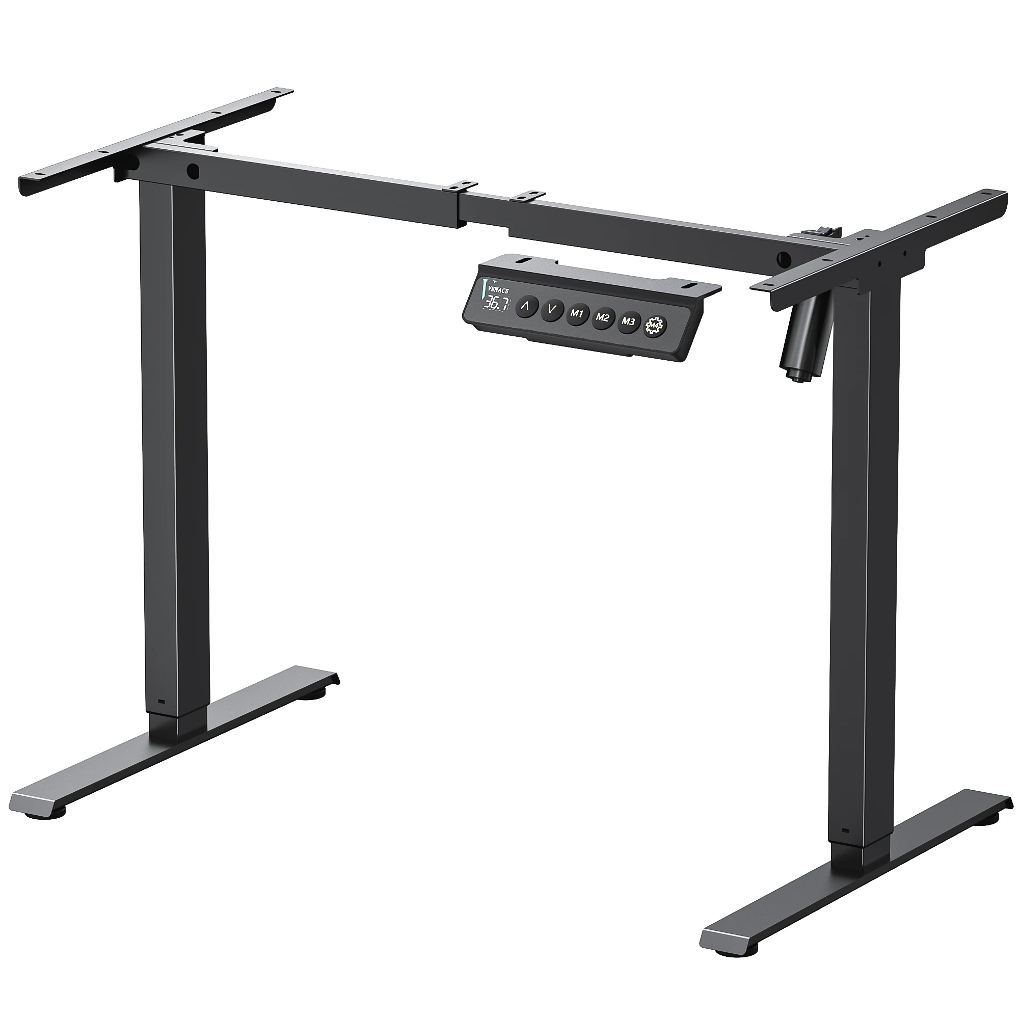 

VVENACE Electric Standing Desk Frame Single Motor Adjustable Stand Up Desk Base