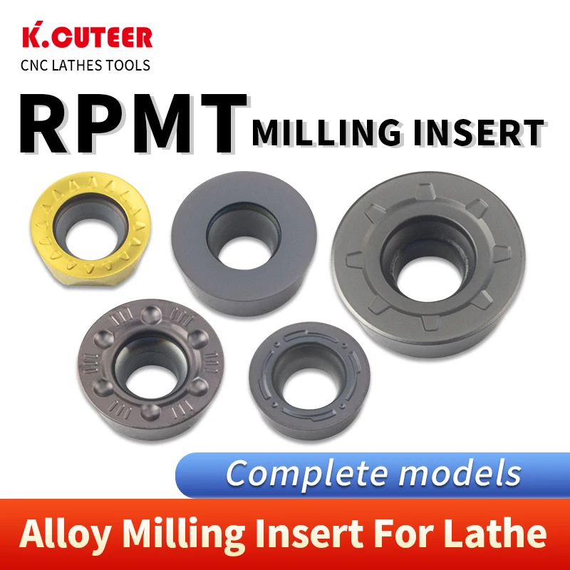 내부 밀링 선반 밀링 커터, CNC 공구, RPMT, RPMW, RDMW 카바이드 인서트, RPMT08T2, RPMW1003, RPMW1204, RDMW1605