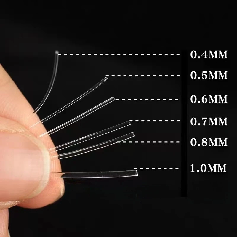 100m Transparent Crystal Elastic Line Stretchy String Cord 0.4-1mm Beading Cord For Ornament Making DIY Crafts Beaded Accesso