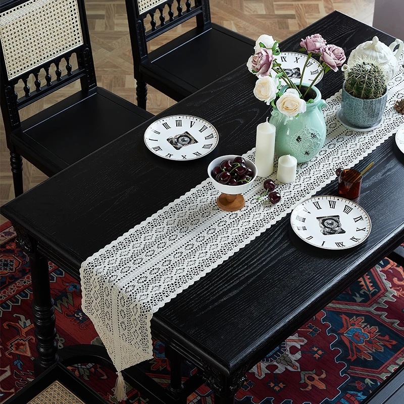 

240 см черный рыцарский обеденный стол с резьбой по дереву, французский прямоугольный стол в стиле ретро, черный обеденный стол в стиле ретро