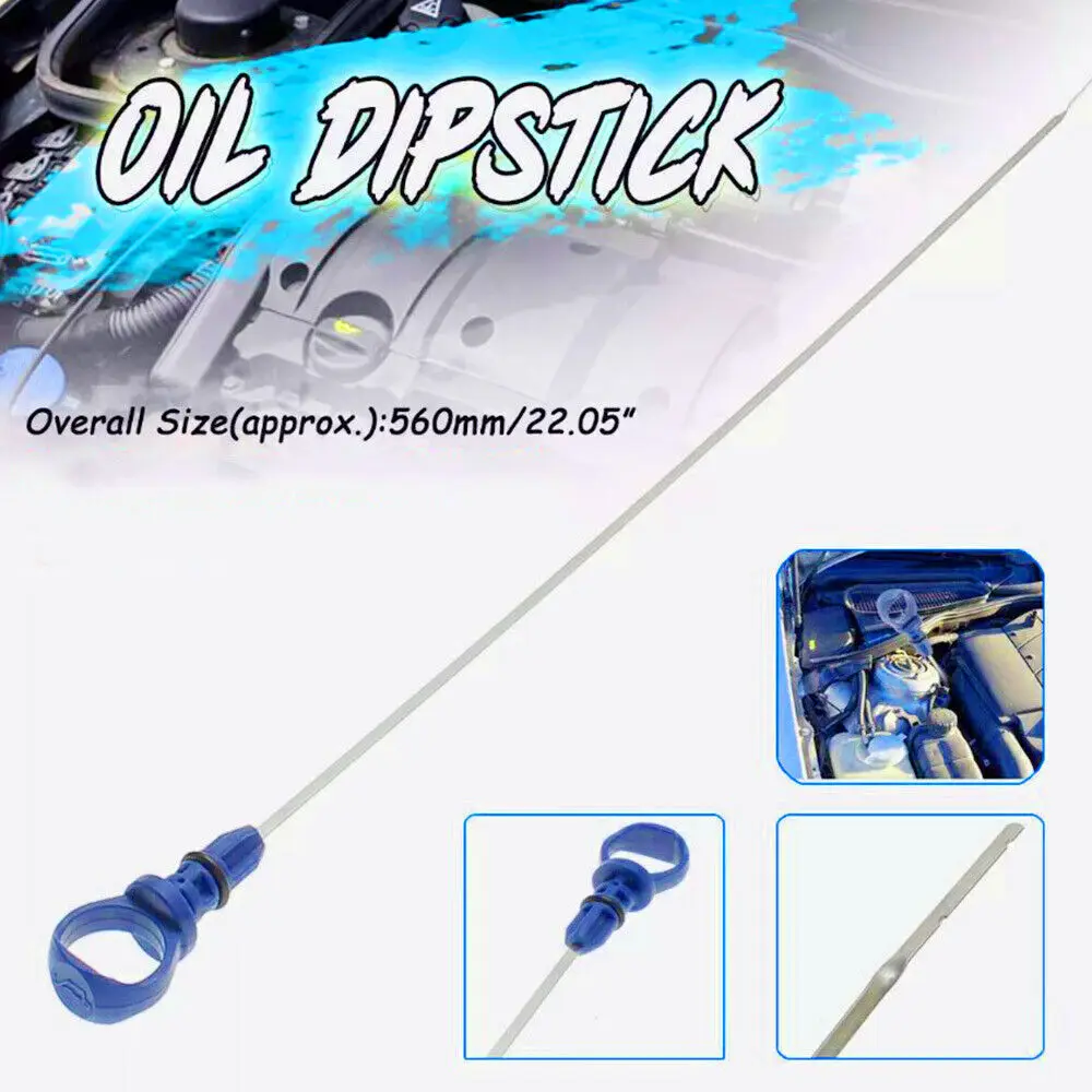 

Car Engine Oil Level Dipstick Blue Engine Oil Fluid Level Gauge Dipstick for Peugeot Citroen Xsara C4 C5 Picasso Berlingo