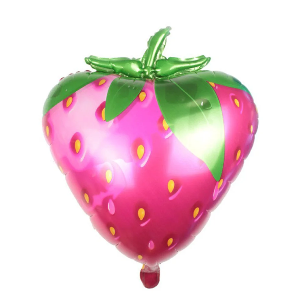 

2Pack Strawberry Balloons 28 Inch Foil Balloons for Birthday Wedding Party Decoration Promotion Celebration Supplies