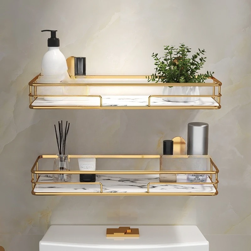 Toilet above toilet wall rack Bathroom washstand No punching Wall hanging storage rack