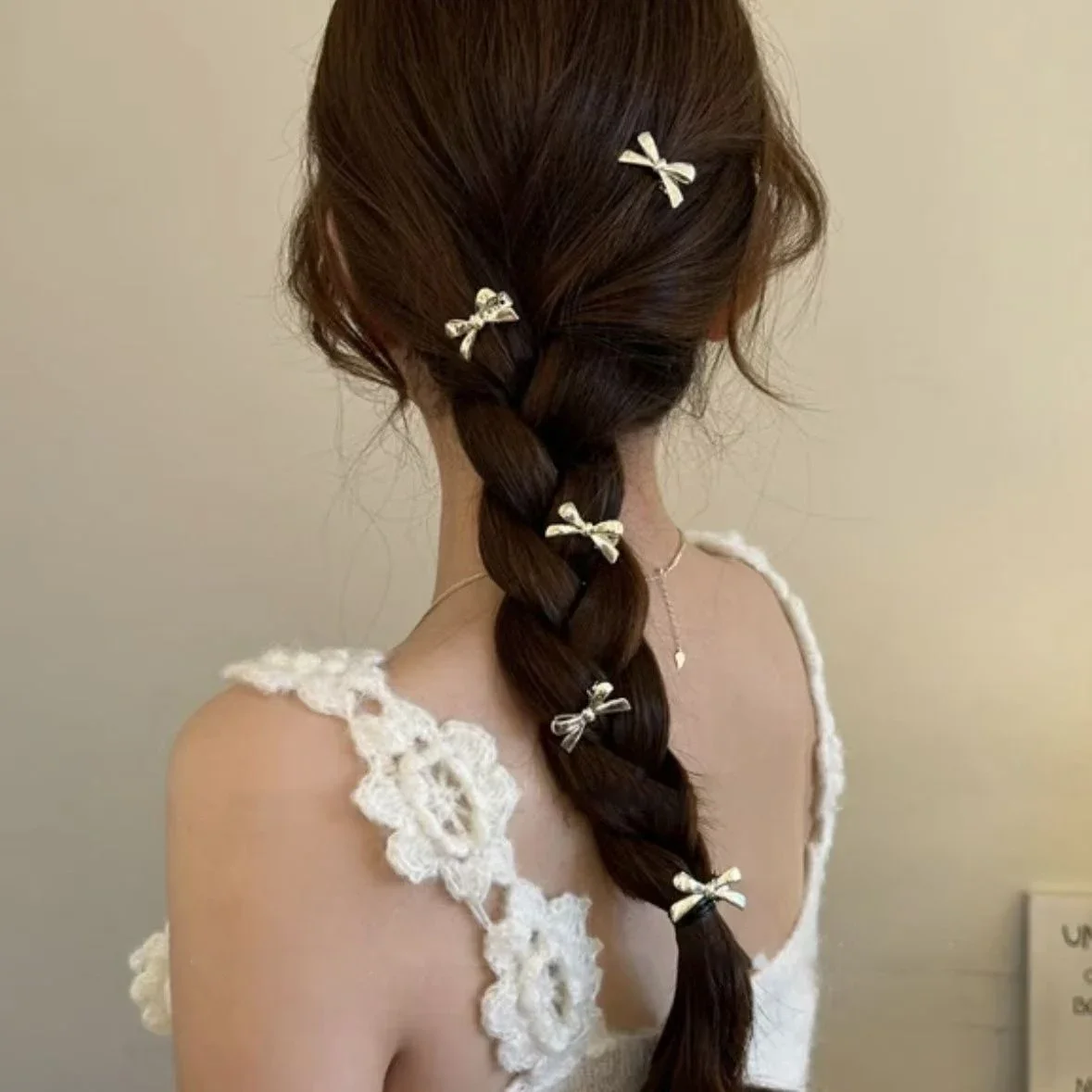 4/8 قطعة الذهبي الفضة اللون القوس دبابيس الشعر الصغيرة للنساء الحلو فتاة باردة الانفجارات المشابك منقار البط الجانب كليب إكسسوارات الشعر