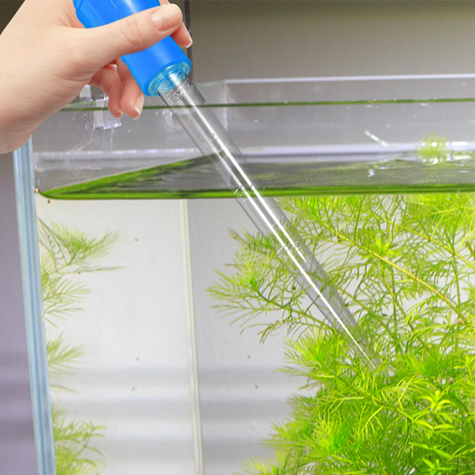 

2 pcs Fish Tank Siphon Pump Cleaner Hand Operated Water Replacement Tool Silicone Gravel Cleaner Aquarium Cleaning Tools