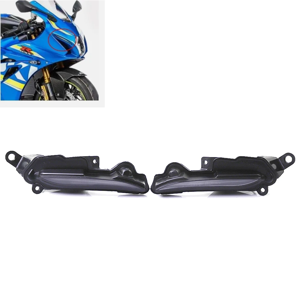 Headlight Fog Decorative Position Side Light Fit For SUZUKI GSXR1000 2017-2024 K17 Motorcycle Accessories Parts