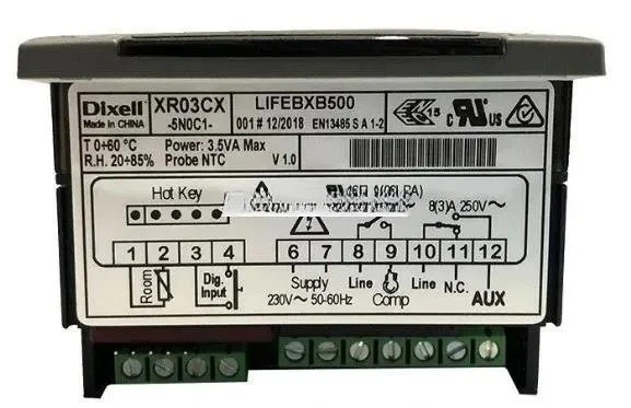 

DIXELL XR03CX-5N0C1 новый оригинальный контроллер температуры, 1 шт.