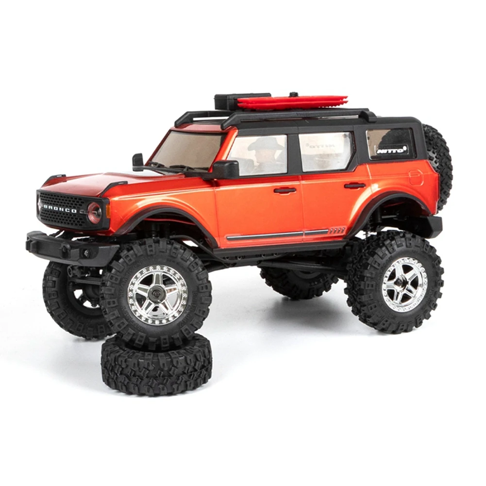 Jantes Beadlock à 5 rayons en nylon, 1.0 pouces, pour voiture 1/24 RC inoler Axial SCX24 FMS FCX24 Enduro24, pièces de mise à niveau, 1, 4 pièces