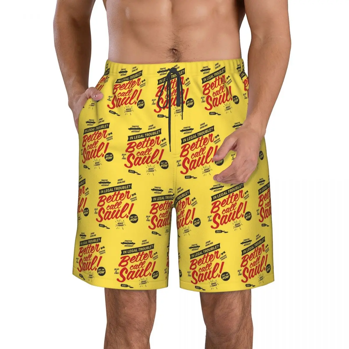 Better Call Saul Saul Goodman Trunks Beach Board Shorts Casual Quick Dry Swim Summer Men Pants