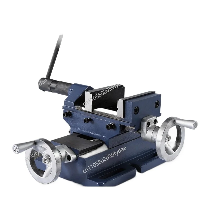 Heavy Duty Precision Cross Flat Pliers Vise, Drilling Machine Variable Milling Machine Bidirectional Mobile Vise Workbench