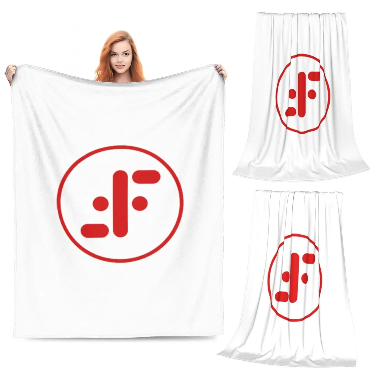 

V The Visitors Insignia (Red) Blankets Flannel Sofa Breathable Throw Blankets for Couch Bedding Outdoor Throws Bedspread Quilt