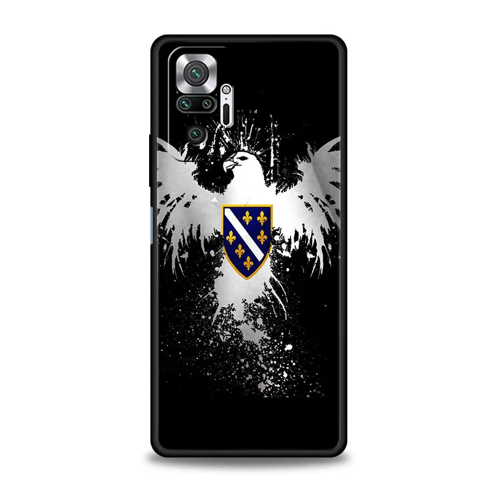 Phone Case For Xiaomi Redmi Note 14 13 12 5G 9S 9 10 11 Pro Plus 4G 9T 14C 13C 12C 10C 9C 9A Bosnia and Herzegovina Passport