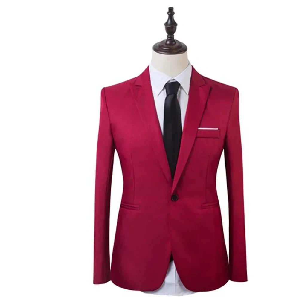 Trajes de hombre, Blazers formales, chaqueta, abrigo, pantalones, traje de negocios delgado, esmoquin, pantalones para fiestas y bodas, trajes de