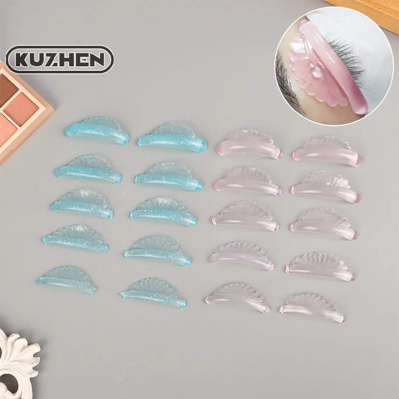 5 Pair Shell Shape False Eyelash Lift Shields Perm Silicone Pads Accessories Eyelash Extension Tool Applicator