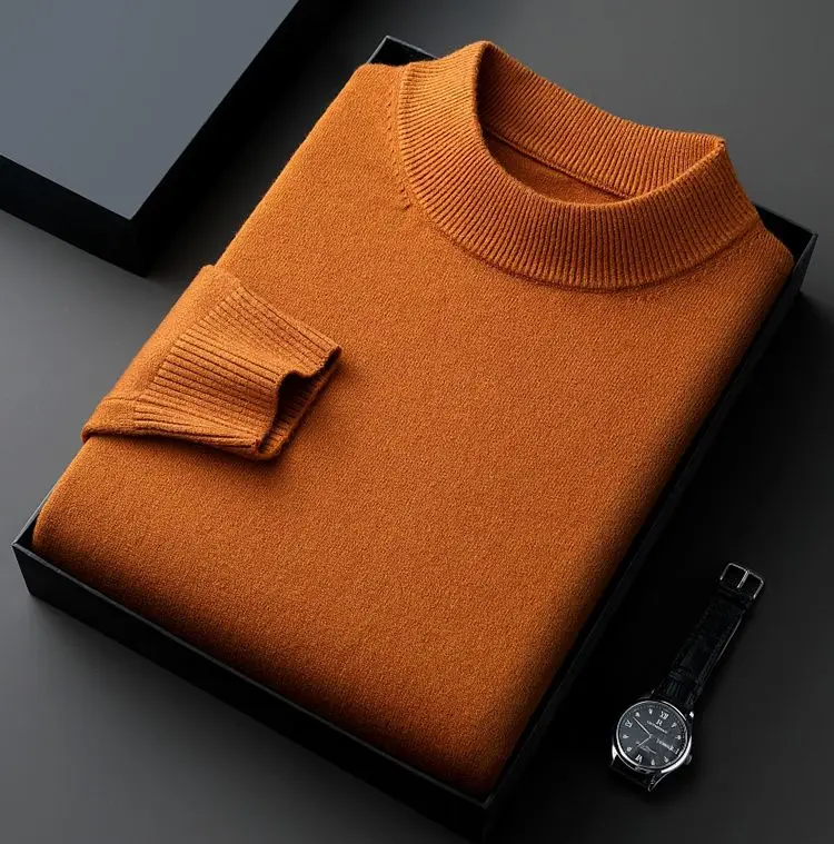 

Men's Long Sleeve Knit Pullover Sweater Autumn Winter Thermal Warm Classic Sweater Lightweight coffee color WHITE Sweater