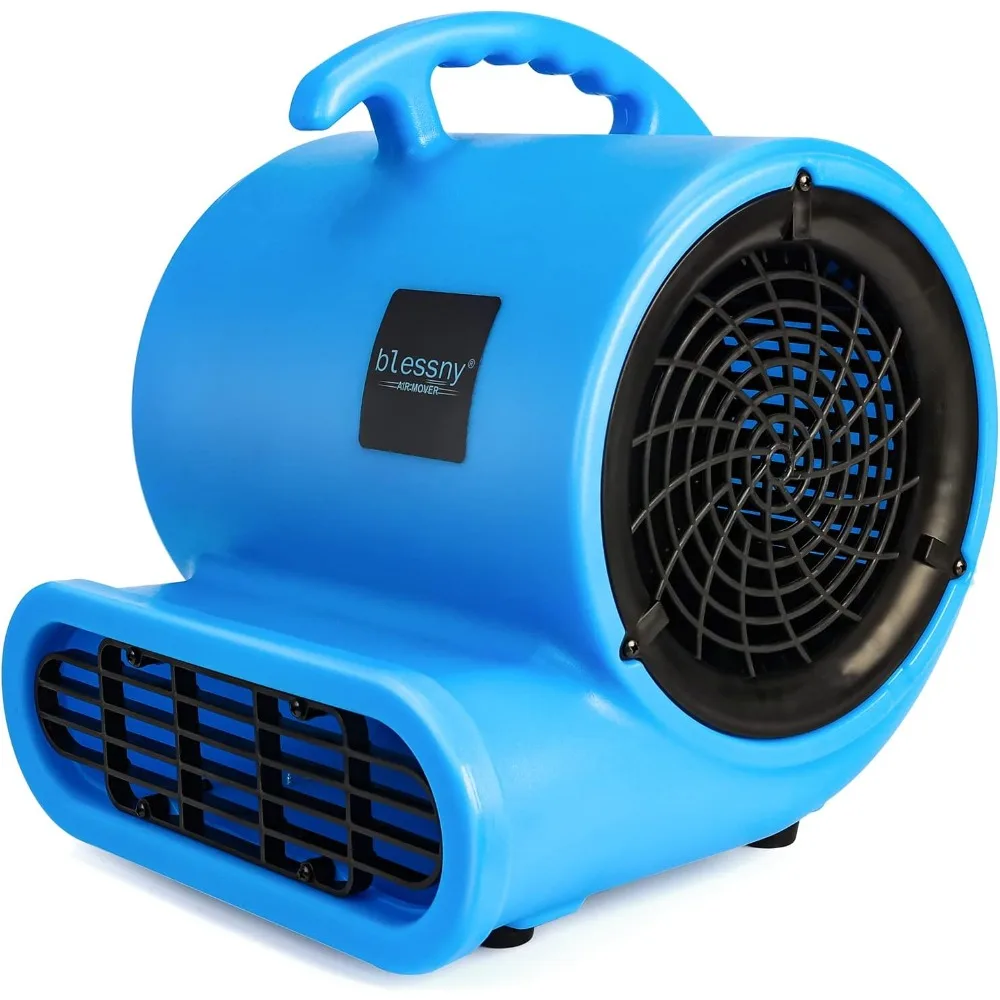 Ventilateur de séchage de tapis répertorié ETL 1/2HP, moteur de ventilateur d'air 2200CFM pour le séchage à la maison, ventilateur de sol Portable à cordon Long de 15 pieds