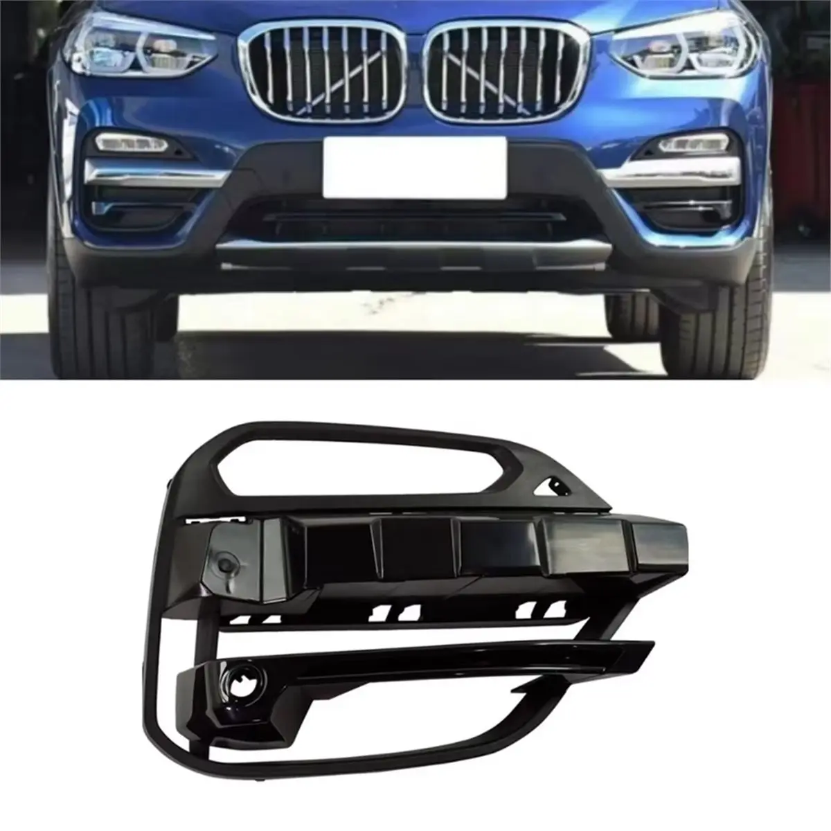 Compatible 51117420872 51117420871 Front Bumper Grills Plastic for X3 G01 G08 2017-2021 Right