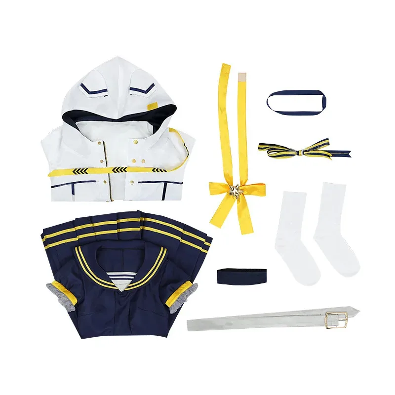 Hosimati Suisei Cosplay Costume Blue Wig Suisui Classic Hololive Vtuber Holo Sailor Suit JK Uniform Set Halloween Party Disguis
