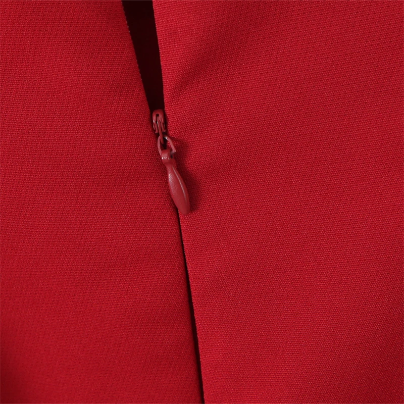 KEYANKETIAN 여름 새 여성 홀터넥 붕대 민소매 미니 드레스 우아한 섹시한 솔기 디테일 백리스 푹신한 드레스 솔리드 컬러