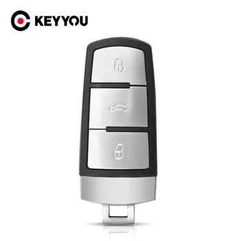 KEYYOU Shell Smart Remote Key Case Fob Für VW VOLKSWAGEN B6 B7 B7L CC R36 Maogotan B5 Passat 3C 3 Tasten