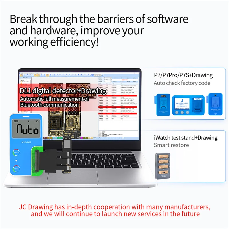 Jcid-図図アート,1年間のライセンスカード,iPhone,Android,電話,ロジックボードの修理用,zxw,wxj