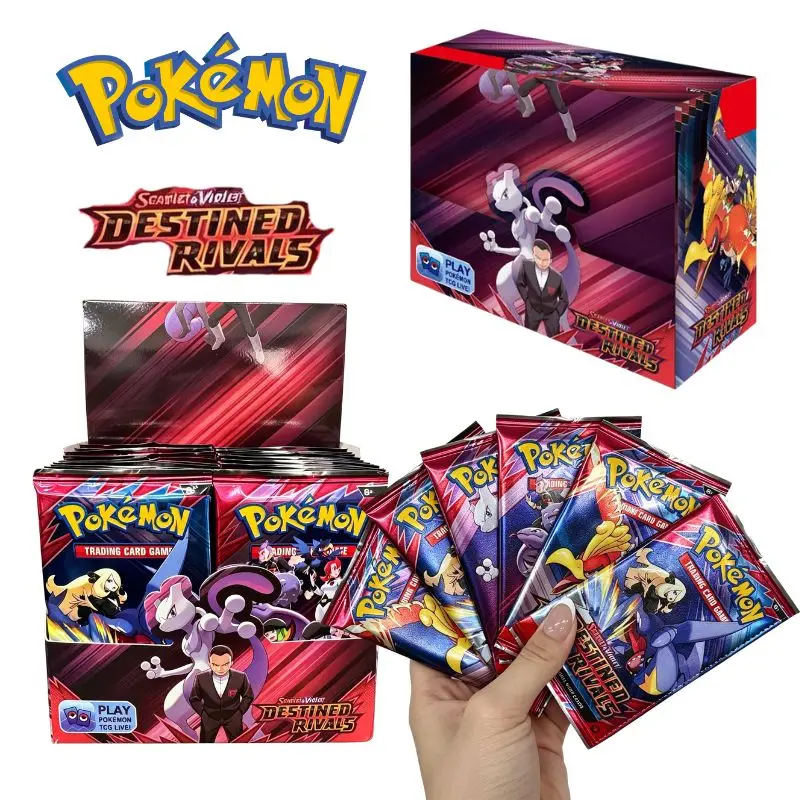 

360Pcs Pokemon Card Destined Rivals Prismatic Evolutions Scarlet Violet 151 PALDEAN English Booster Battle Transaction Card