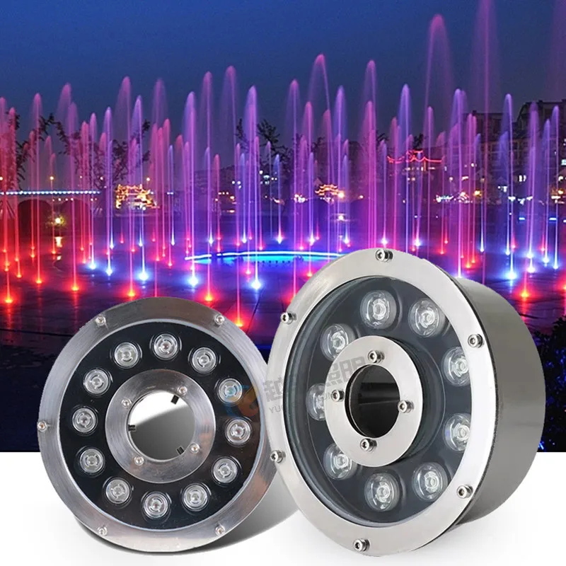 

Led Swimming Pool Accessories Underwater Light Fountain Light Pond Lamp Fish Tank Lights Waterscape Lamps 24v 6w 9w 12w 18w 24w