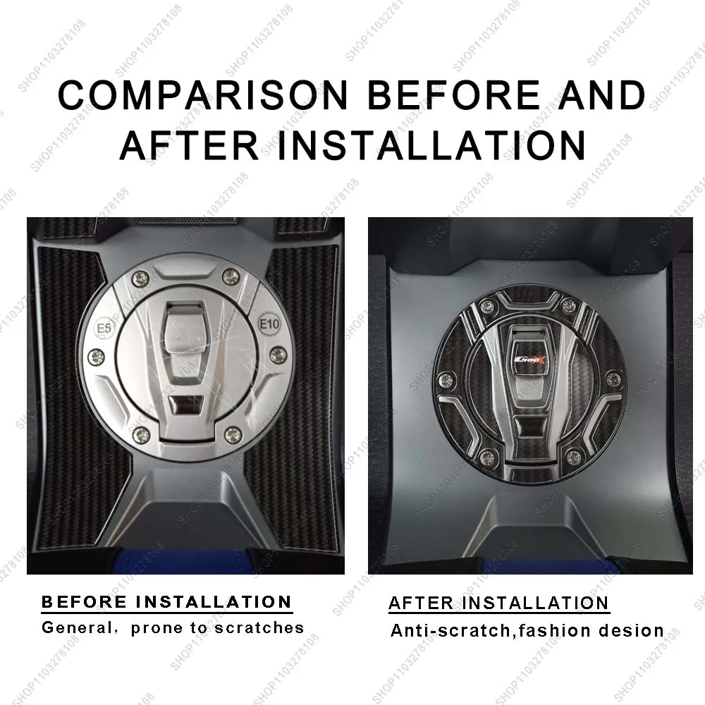 For BMW C400X 2023 2021 Motorcycle Anti slip Tank Pad Side Traction Pads Protector Sticker 3D Resin Stickers kit