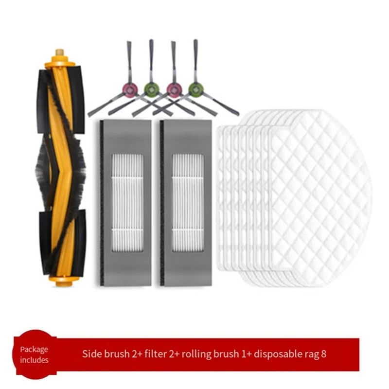 【Berserk】aplicable para Ecovacs T5/N5/N8/OZMO950 920 N7 accesorios de robot barredor filtro de cepillo de rodillo de Cepillo Lateral