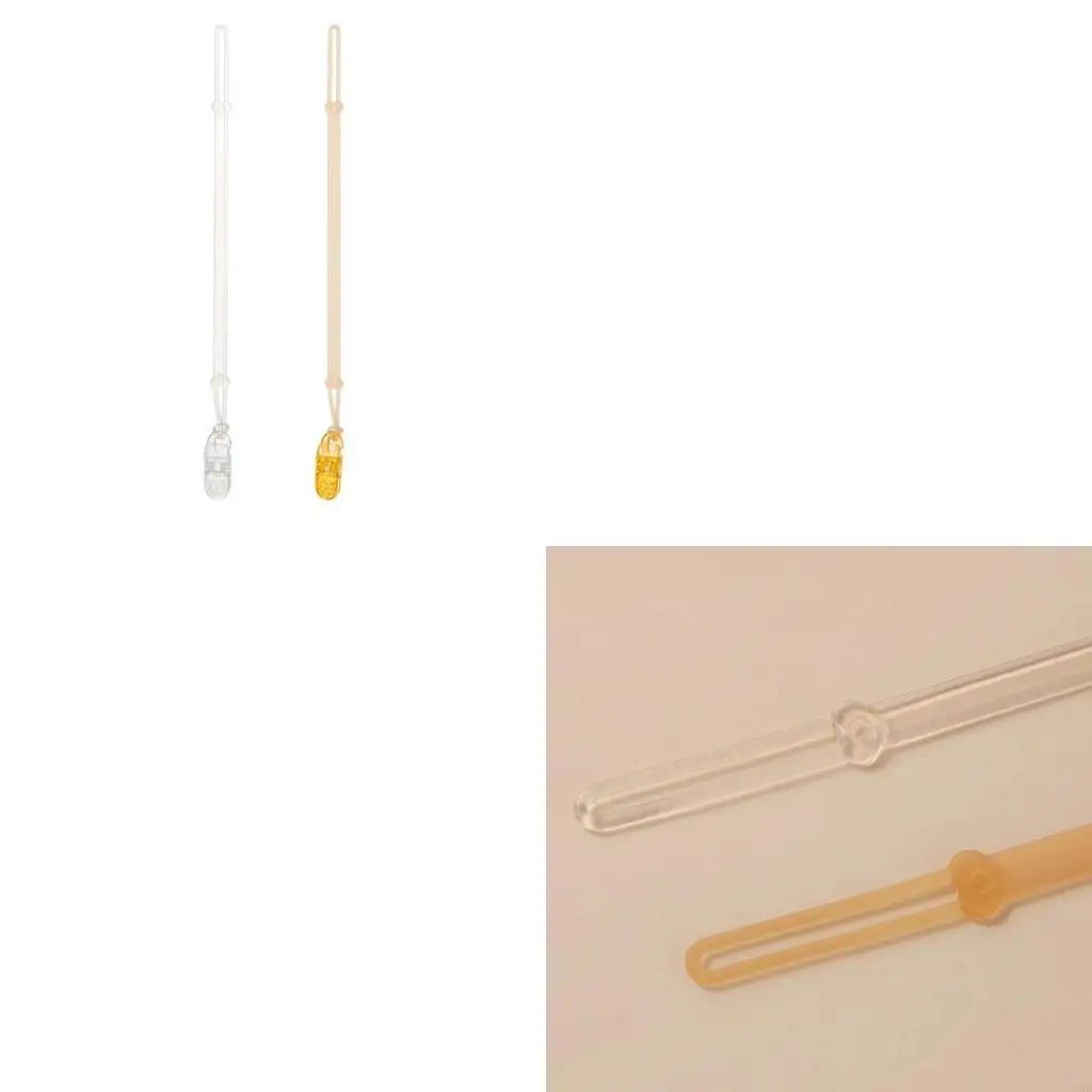 

Pacifier Clips for Baby Boy & Girl Silicone Pacifier Chain with Clip for Teether