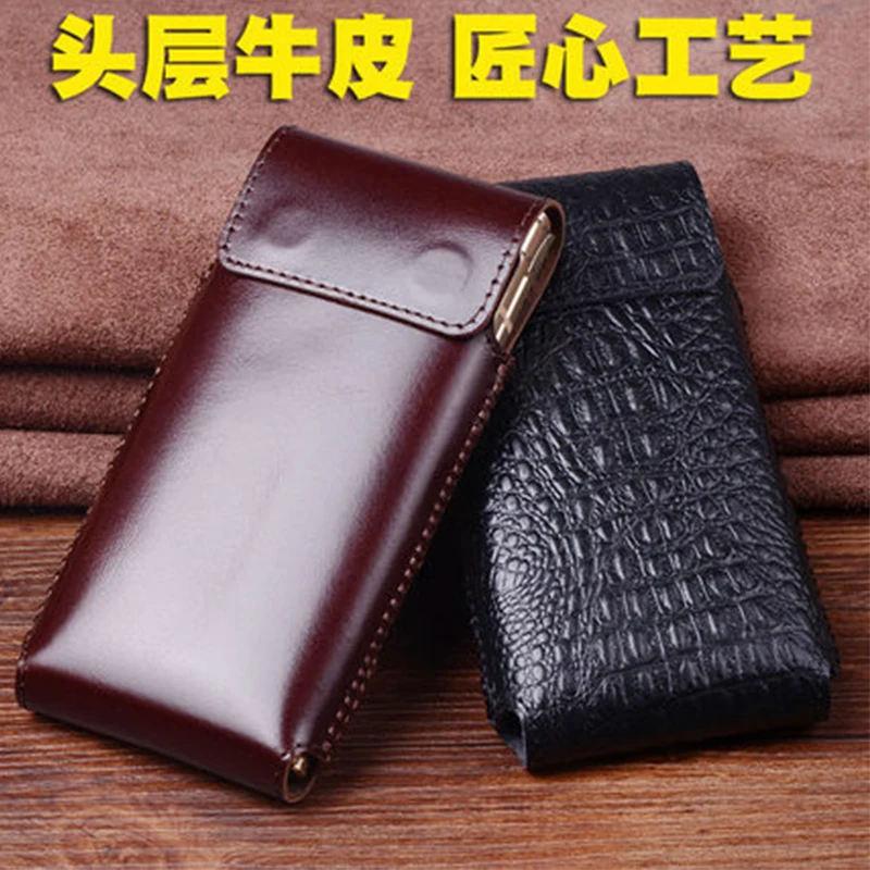 

New Arrival Cow Leather Pouch for Samsung Galaxy Zfold 4 Genuine Leather Phone Case Cover for Samsung Galaxy zfold4 z fold 4 bag