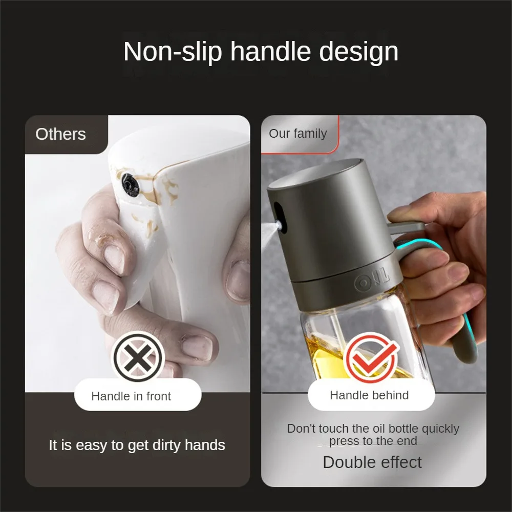 Spray Bottle 250ml Leakage Prevention Household Kitchen Accessories Oil Sprayer Glass Oil Dispenser