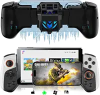 Controlador de juegos móvil JK02 con enfriador RGB para iPhone/Android/PC/Switch/Apple Arcade MFi Games con teclas personalizadas TURBO