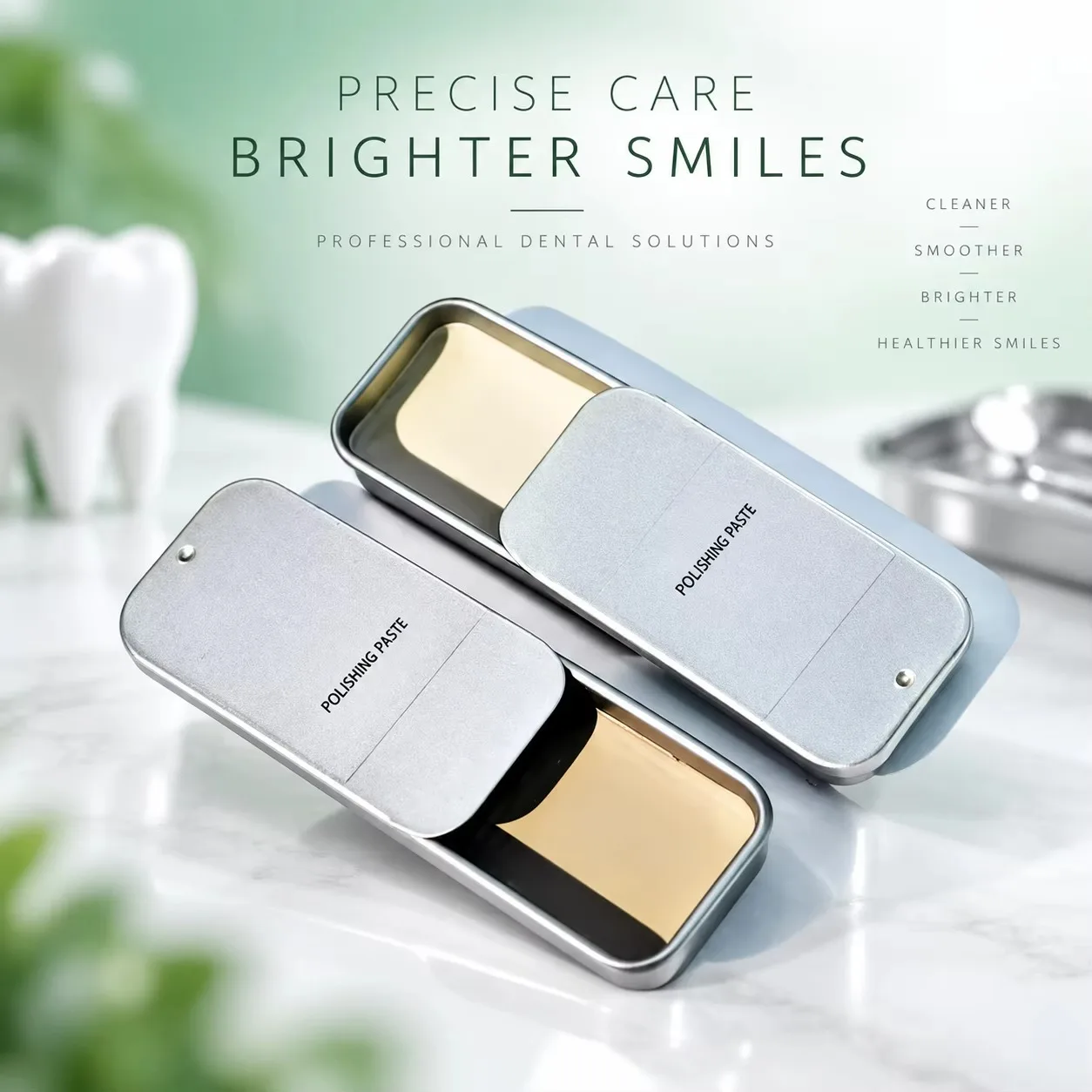 High-Gloss Diamond Zirconia Polish Paste for Ceramic Restorations 5g/10g Clinic Pack Dental Crown Veneer Lab Supplies