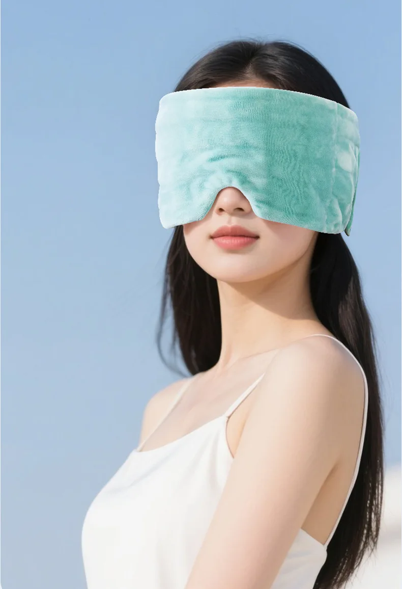 مستطيلة الجاذبية قناع عين للنساء الرجال المرجح الاسترخاء 250 جرام الجاذبية حبة قناع عين طويل موضة لطيف إكسسوارات السفر